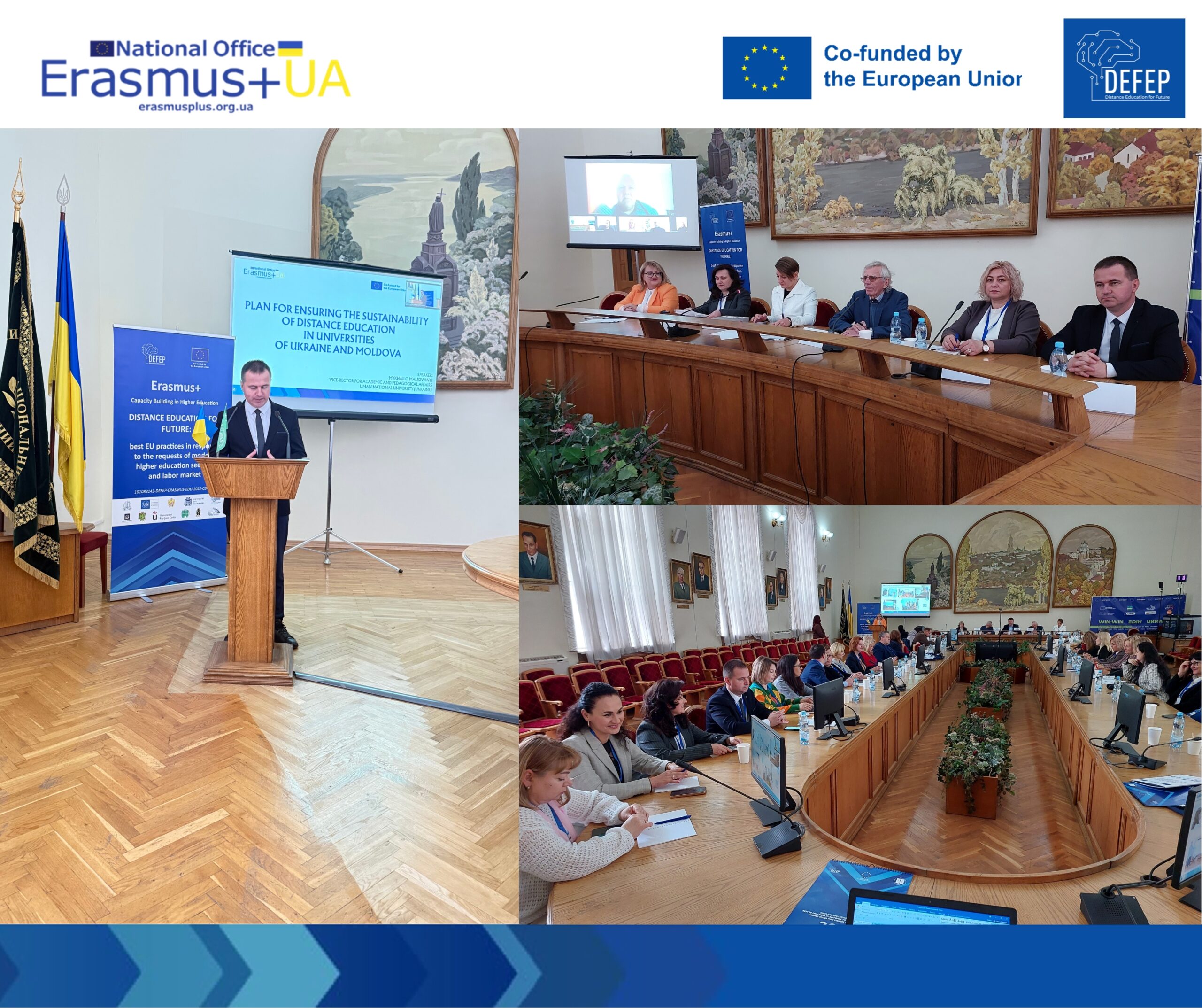 Representatives of Uman National University took part in the final offline round of the DEFEP International Conference in Kyiv